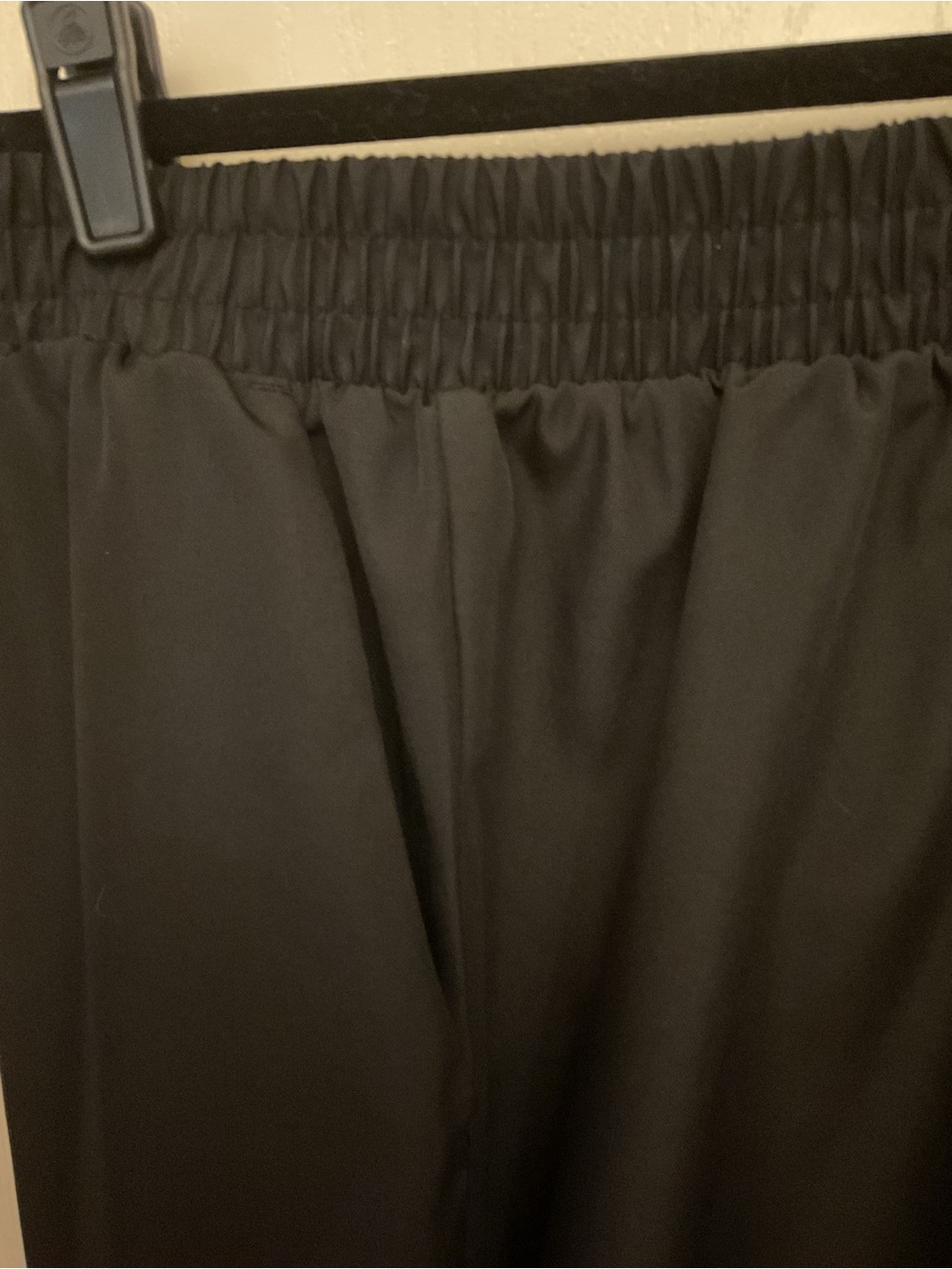 Woman Within Black Dress Pants with Bright Sheen 24W Elastic Waist - Picture 5 of 9
